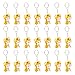 DOITOOL 21Pcs Tiger Keychains Tiger 2022 Keyring Clé Décorative Chaînes de Clés Pendants de Portatif