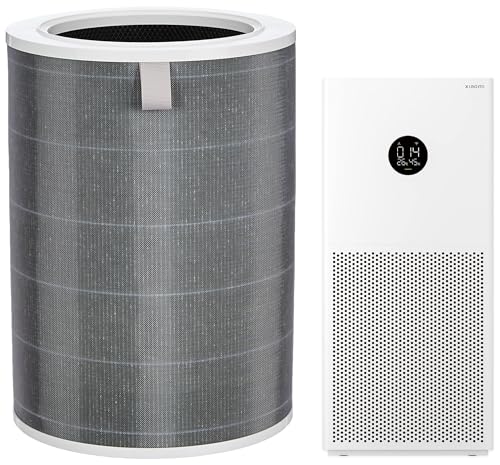 Image of MI Xiaomi Smart Air Purifier 4 Lite, High Efficiency Filter, Removes 99.97% Airpollutants, Bacteria & Viruses & Odor and Air Purifier 4 Lite Filter