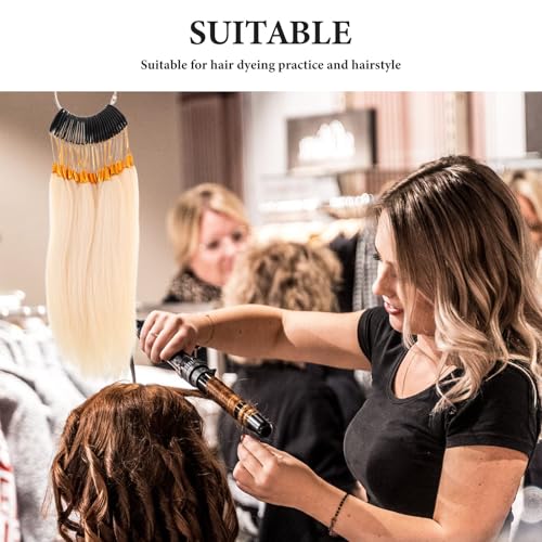 Test de coloration sur cheveux humains blancs et teinture professionnelle LIFKOME