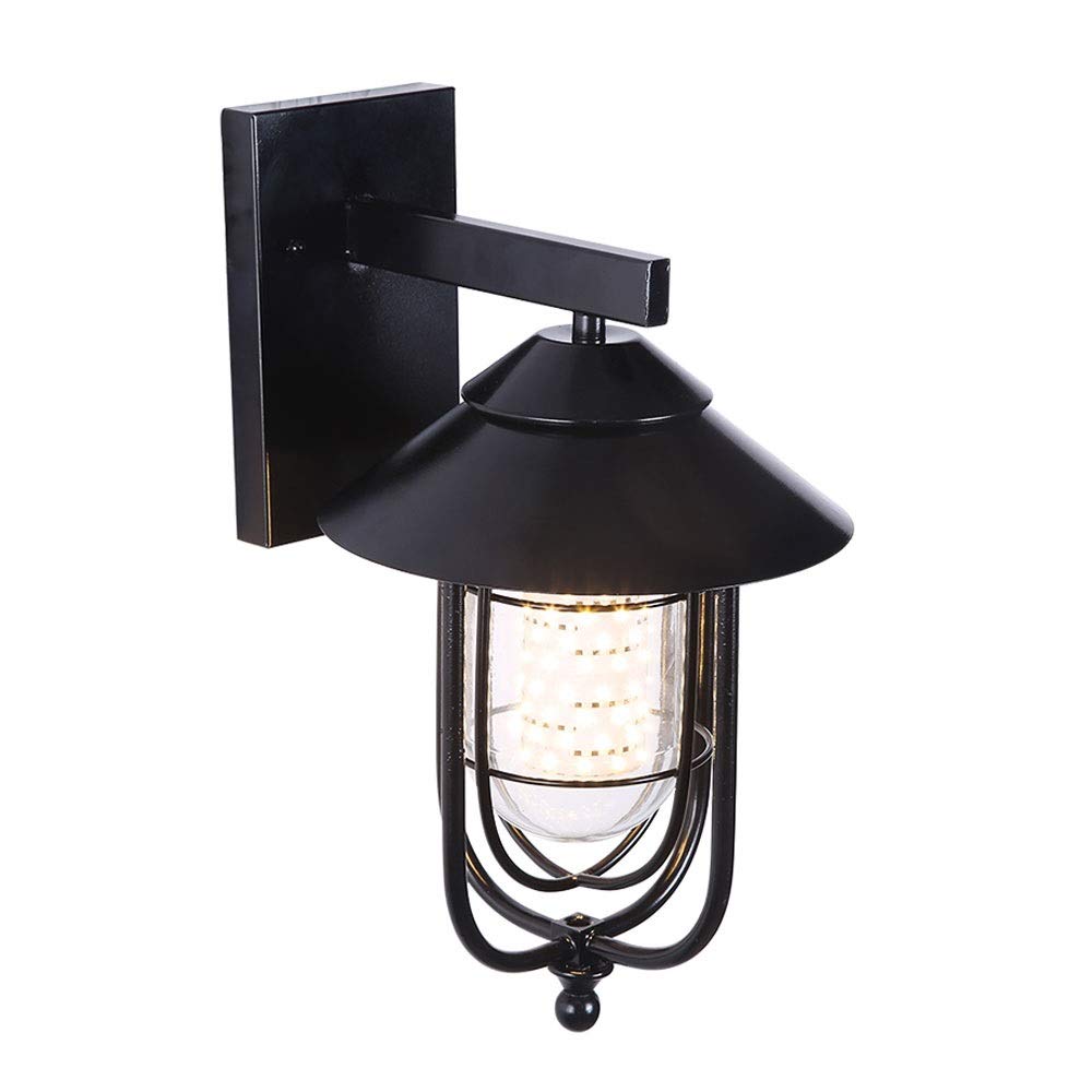 Lampe murale extérieure étanche LED moderne en aluminium pour villa et balcon