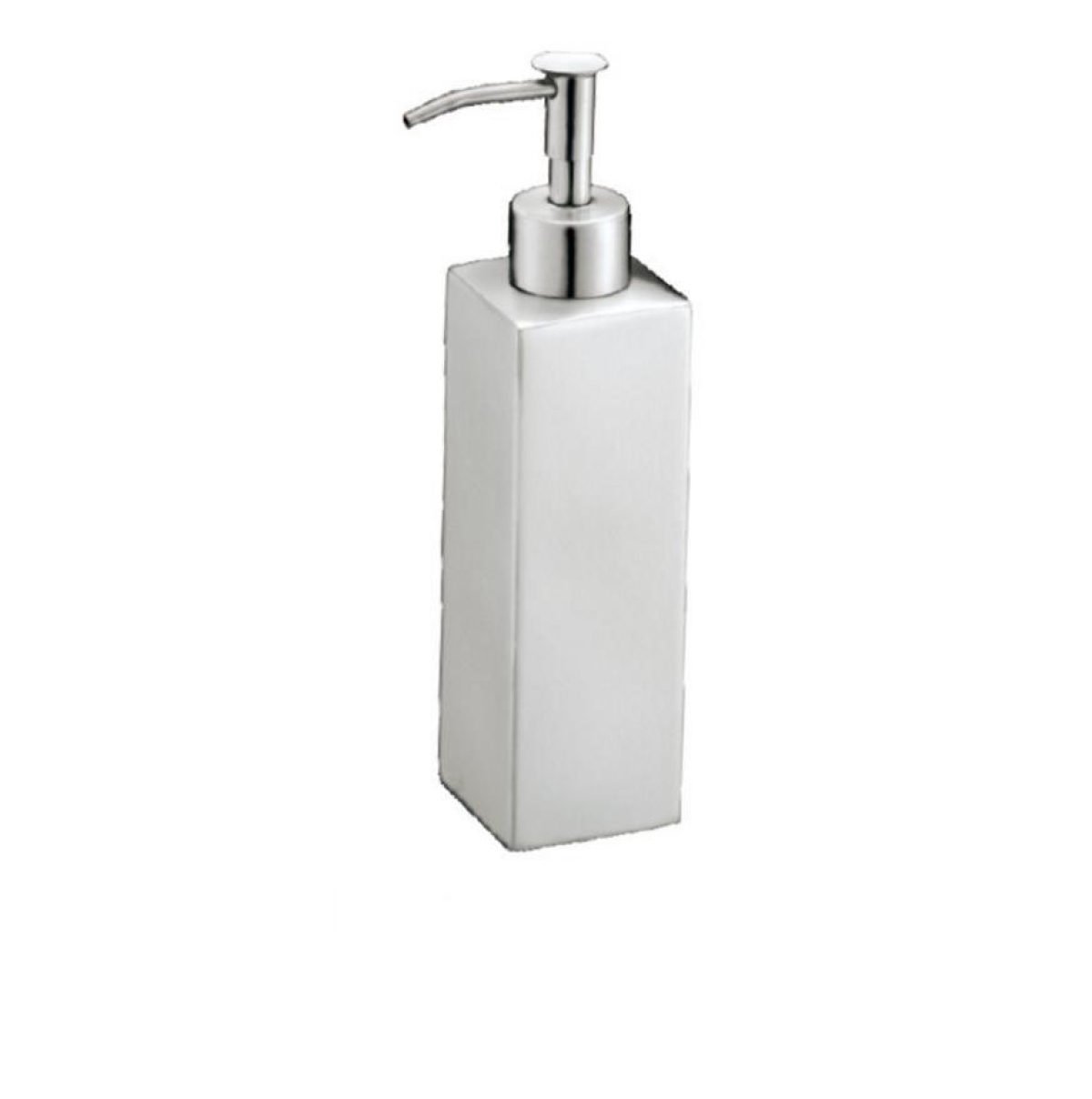 Stainless Steel Rectangular Emulsion Soap Dispenser Disinfectant Storage Container Bathroom Products 350ML
