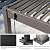 EO Living 10' x 12' Outdoor Aluminum Louvered Pergola with Adjustable Roof & Gutter System, Aluminum Hardtop Gazebo with Privacy Curtains & Mosquito Netting for Patio, Deck, Garden, Yard