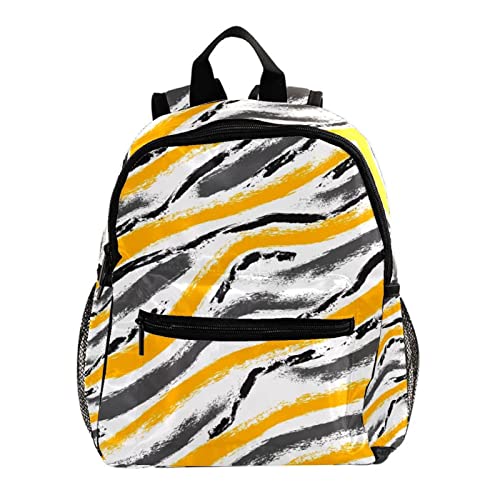 Sac à dos pour garçons et filles, cadeau anniversaire motif papillons jaunes 30,5cm