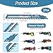2PCS Reciprocating Saw Blades, 10 inch Concrete Saw Blade Masonry Cutting Blade Carbide Tipped Saws Blades Heavy Duty Recip Saws with Universal Shank for Brick Cement Composite Panel (S1543)