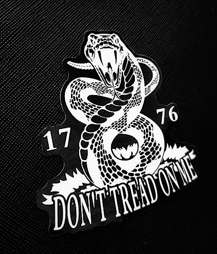 Image of Don't Tread On Me Rattlesnake Liberty Gadsden 1776 American Flag Decal (8 inch)