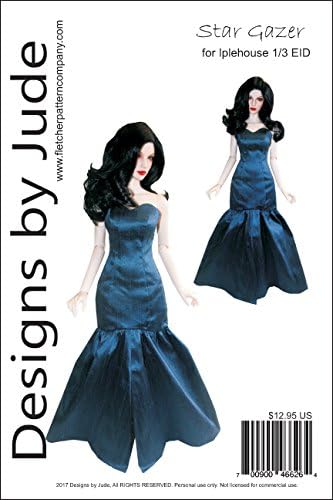 Star Gazer Printed Sewing Pattern for 1/3 Iplehouse EID BJD Dolls