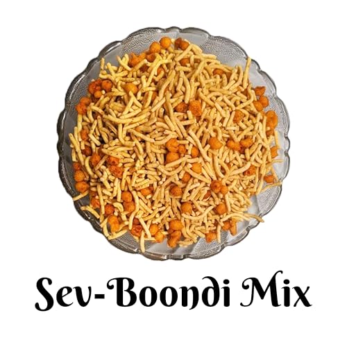 Image of Santushti Namkeen Authentic Boondi Mix-200gm | Crispy Medium Spicy Indian Snack Made in Groundnut Oil | Traditional Tea Time Snack | Healthy Munching Anytime | Fresh & Flavorful Taste