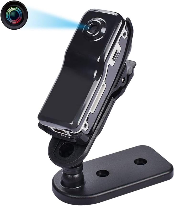 UMANOR Hidden Camera-Mini Portable Sport DV Camera Support Micro SD Card Loop Video Recording Black