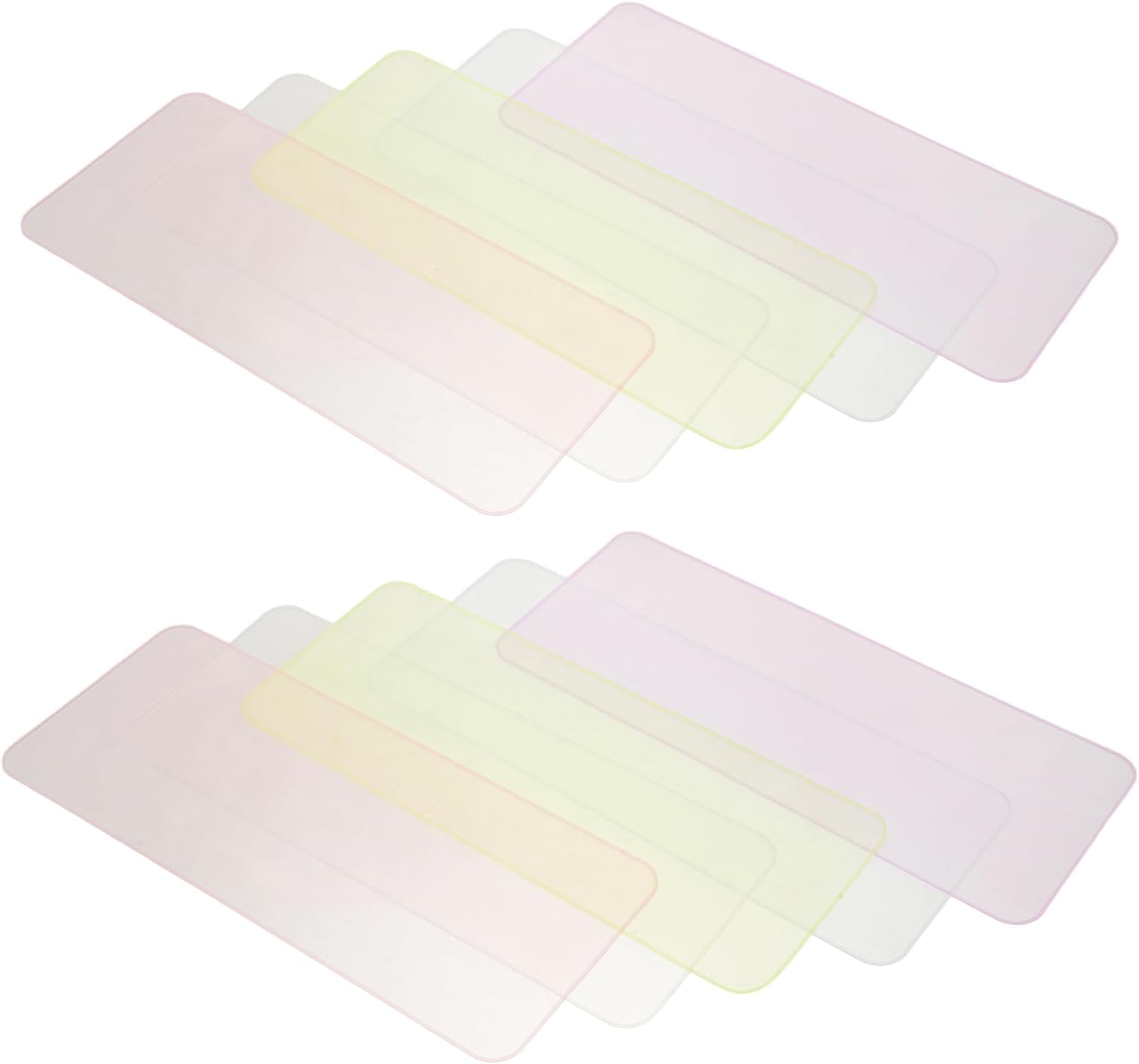 10pcs Silicone Keyboard Cover Protector for 12-14 Inch Laptop Notebook, Waterproof Dustproof Ultra Thin Universal Notebook Skin with 5 Colors (2pcs Each)