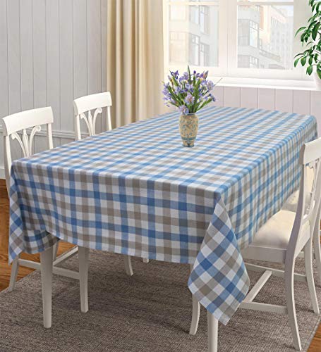 Image of AIRWILL, 100% Cotton Self Designed 4 Seater Table Cloth, Pack of 1 pc.