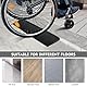 bechoanigel Türschwellenrampe, Übergangsprofil Selbstklebend 200 cm x 8 cm x 1.5 cm Auffahrrampe, Rollstuhlrampe für Kinderwagen, Rollator oder e Scooter (Schwarz,1,5cm Höhe)
