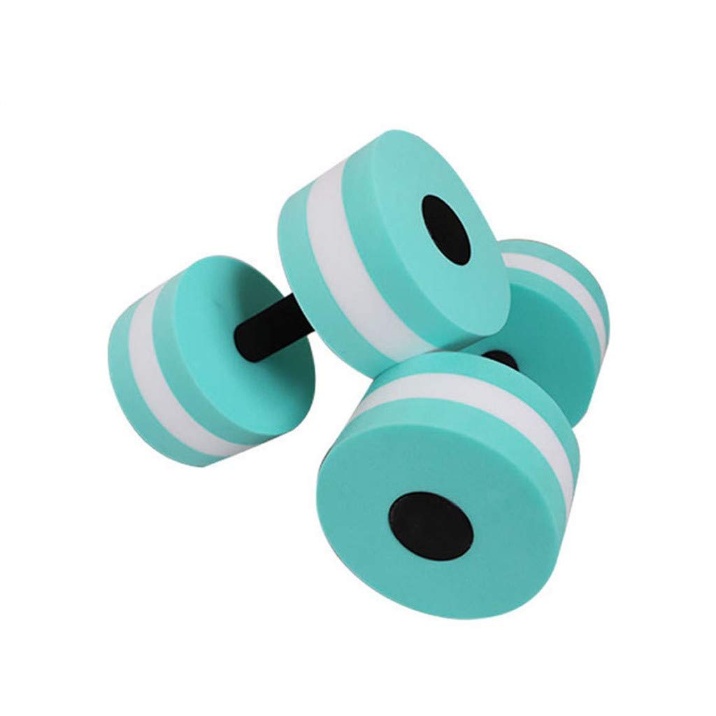 Lot de 2 haltères aquatiques en mousse EVA-Foam Aqua Fitness pour piscine, aérobic, perte de poids, piscine fitness