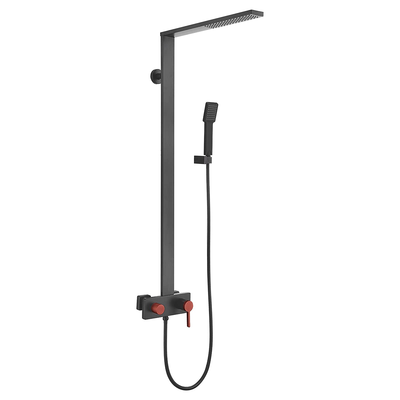 Pommeau de douche à effet pluie et bec de baignoire pour des moments de détente