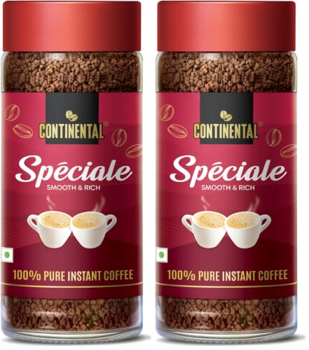 Image of CONTINENTAL SPECIALE Coffee Granules 200gm Jar | 100% Pure Instant Coffee Powder (Pack of 2)