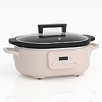 Vista 11 de MAGNIFIQUE Olla de Cocción Lenta Programable de 6 Cuartos con Recipiente Antiadherente Saludable Extraíble - Pequeño Electrodoméstico de Cocina