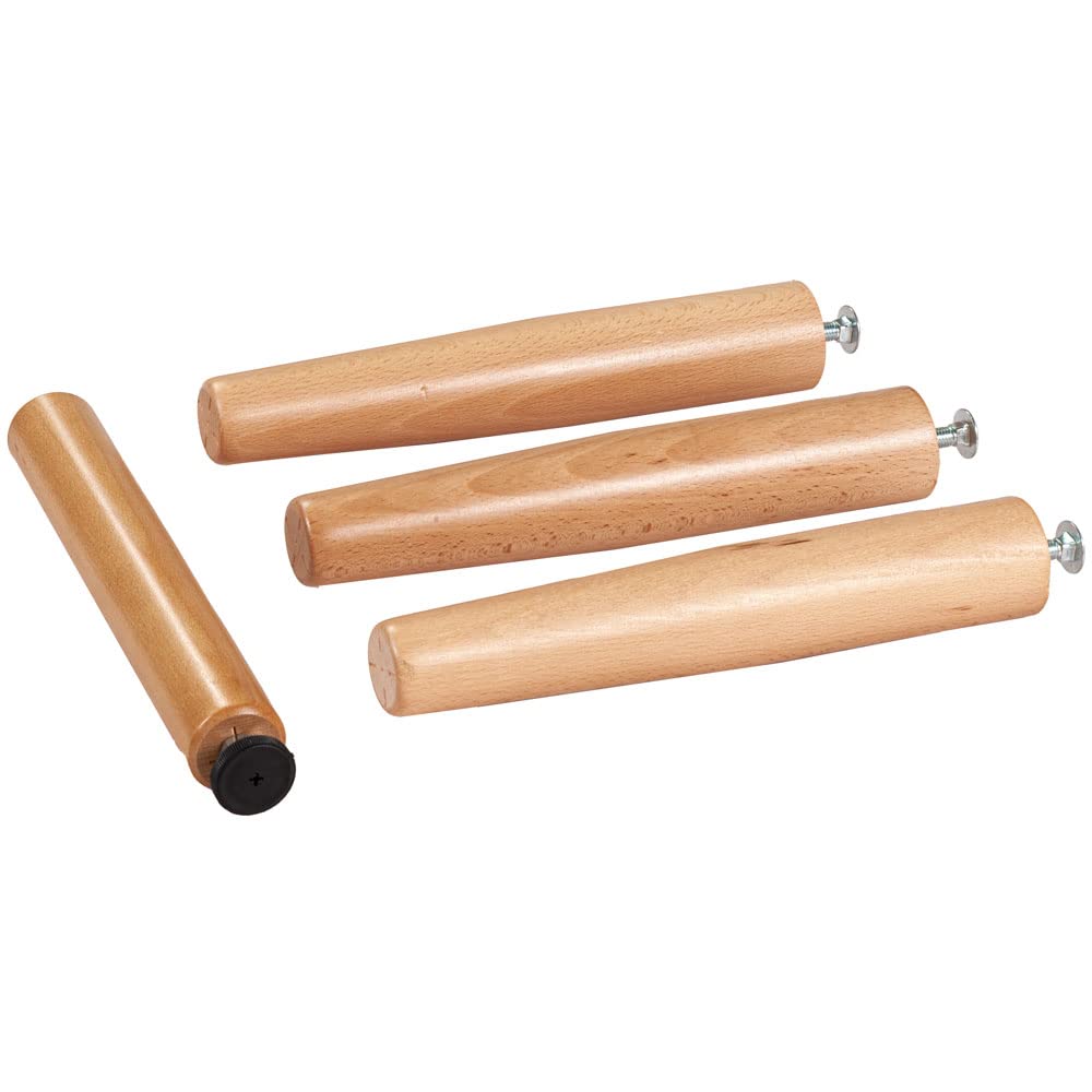 Comprarredo Rete ortopedica elettrica motorizzata in legno di faggio naturale con regolatori di portanza, due motori indipendenti, batteria di emergenza e telecomando, singola 80x190