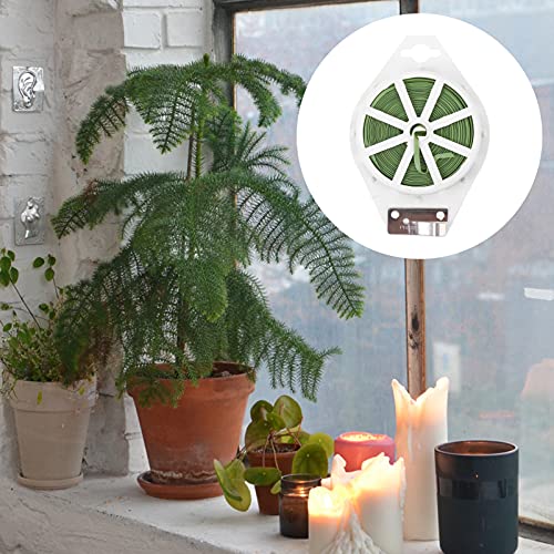 DOITOOL Green Plant Ties 50m Plant Tie Reusable Garden Plant Twist Tie Gardener Twine Garden for Supporting Tomatoes Roses Vines