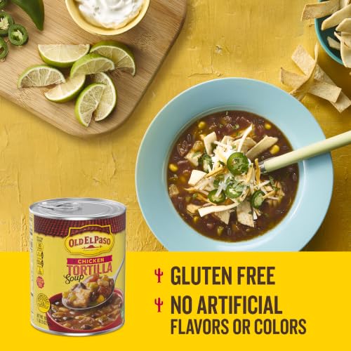 Image of Old El Paso Chicken Tortilla Soup, Ready to Serve Canned Soup, 18.5 oz