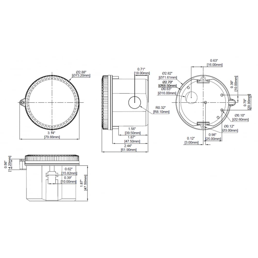 MC054VRC2C Merrytek Mikrowellen Bewegungssensor 1-10V Dimm IP65 Bewegungsmelder HF 5,8GHz für LED Beleuchtung Halle Lager Garage Deckenmontage Tageslichtsensor 120-270V