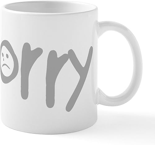 CafePress Taza de café de cerámica con texto en inglés "I'm Sorry", taza de té, 11 onzas