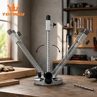 TOPWAY Bohrständer Mobiler Mehrwinkel-Bohrführungsaufsatz Bohrständerhalter mit 13mm Bohrfutter für 1/2" und 3/8" elektrischen Bohrmaschinen 105414 – Ansicht 3