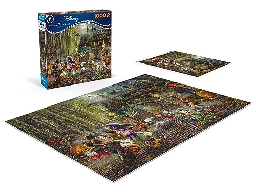Ceaco 3183-7 Thomas Kinkade - Disney - Mickey And Minnie Halloween Fun - 1000 Piece Jigsaw Puzzle thumb #3