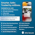 Arlo Pro 5S 2K XL Spotlight Camera - Wireless Home Security Camera with Spotlight, Longer Battery Life, Color Night Vision, Dual-Band Wi-Fi & 2-Way Audio - White, 3 Pack, VMS4362P - Image 5