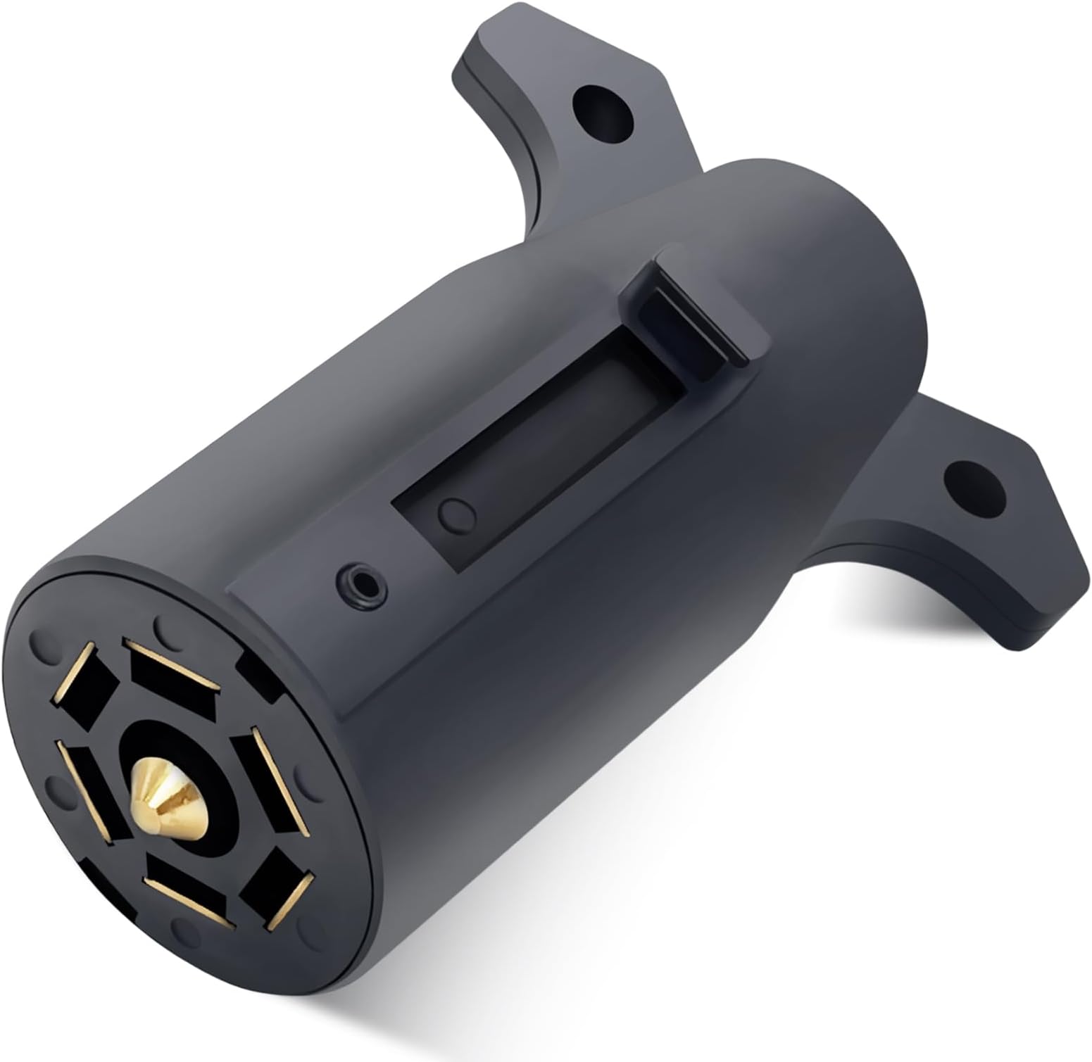 Trailer Connector 7-Pole Round – Male & Female RV Light Plug Set, 7-Way Wiring Cal Hawk Trailer Connector - Foto 2