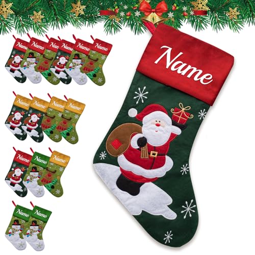 VPkiirai Personalized Christmas Stockings Set of...