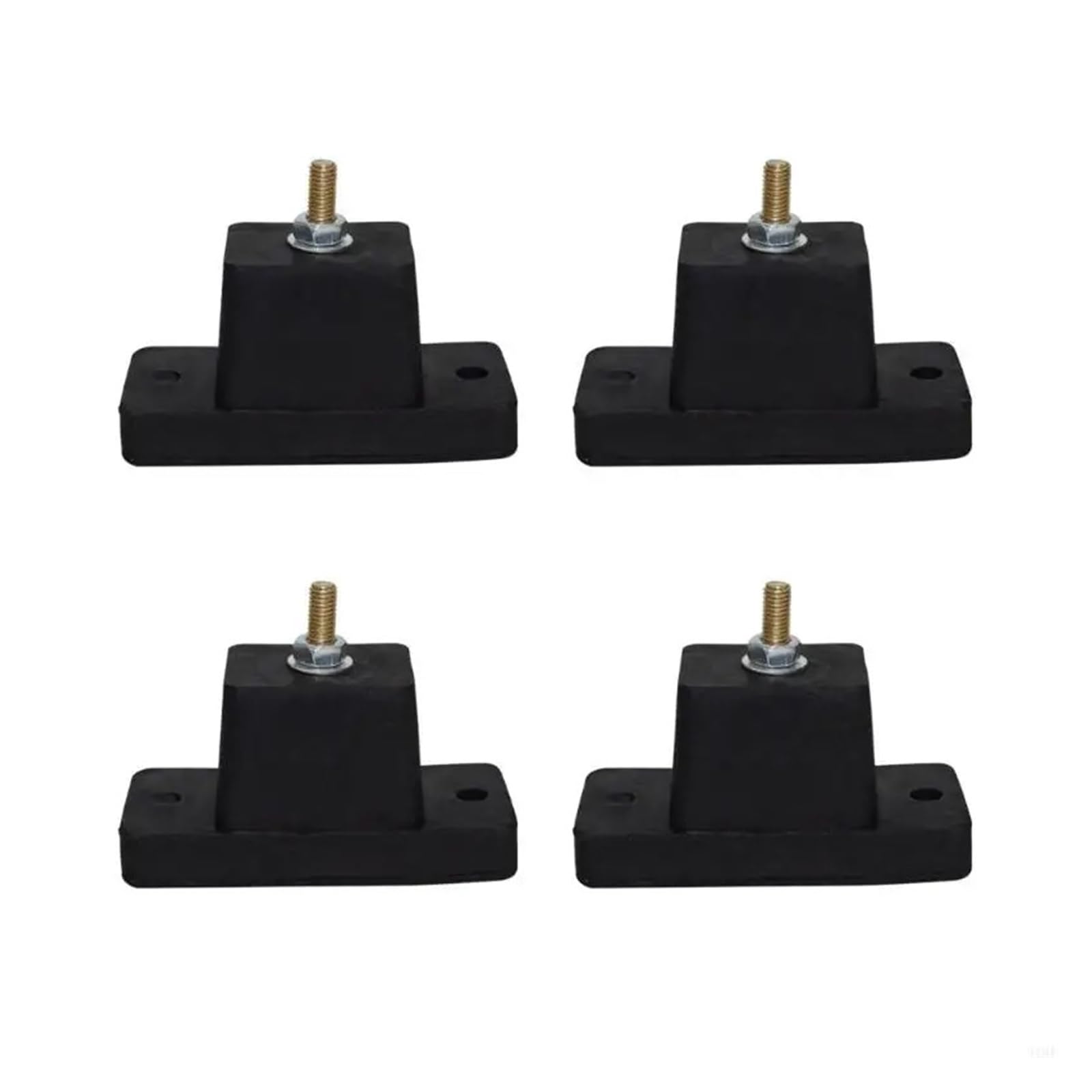 Cojinete de montaje del aire acondicionado 4x Soportes antivibración for aire acondicionado, almohadillas de goma, soporte cojín, instalación, base amortiguadora