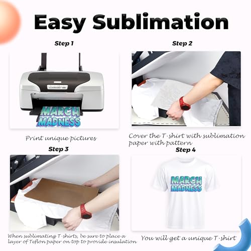 Joyclub 5 Pack White T Shirts Polyester Bulk Sublimation Blanks Wholesale Unisex Crew Neck Short Sleeve for Heat Transfer Printing Graffiti Adults Women Men Multiple Sizes4