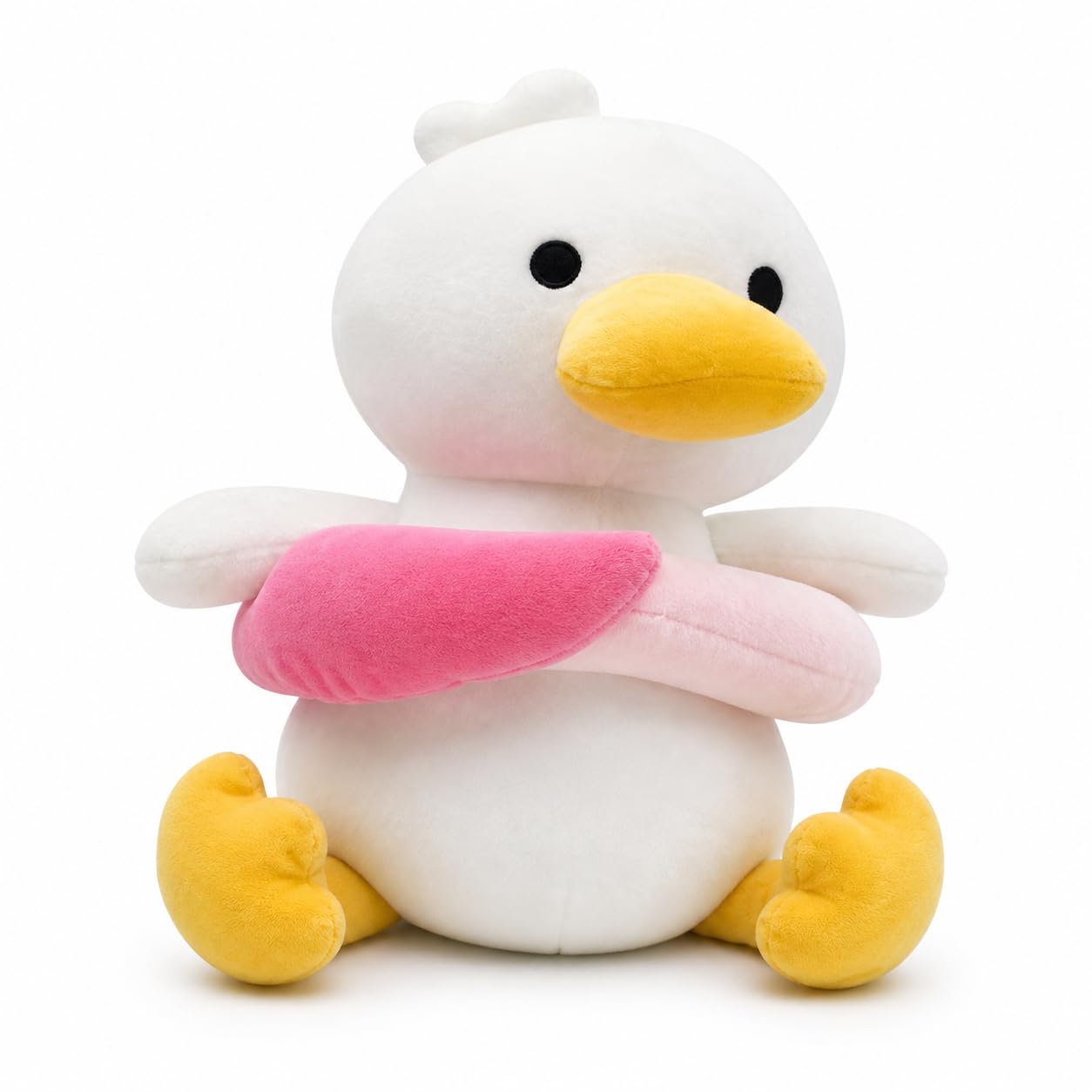 MINISO Beach Series Diving Duck Plush Toy – 27CM (Flamingo) Soft & Fun Plush Toy-image-17