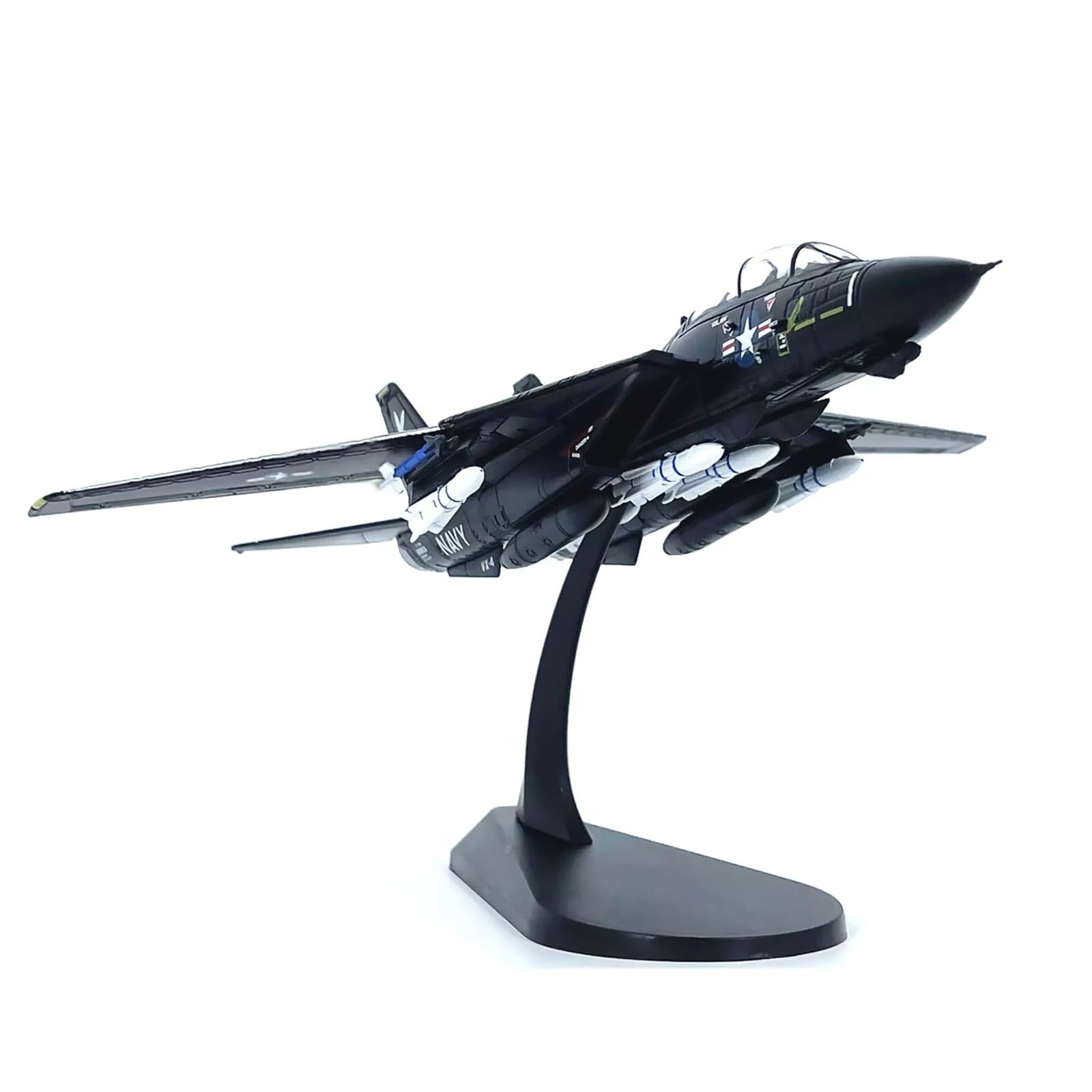 Amazon.co.jp: 1/100スケール アメリカ F14トムキャット 合金戦闘機 VX