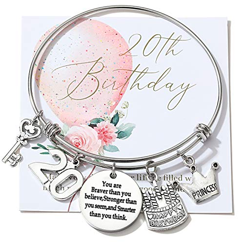 Image of Silver /14k Gold Plated Birthday Bracelet, Natural Healing Crystal Bracelet Gifts for Her Birthday for Daughter Granddaughter Friends Mom Grandma Sister