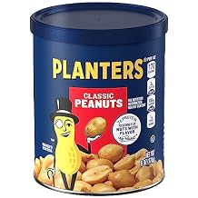 PLANTERS Classic Peanuts, 6 Ounce, 8-Pack, Classic Nuts