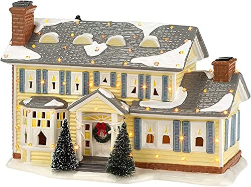 RZXBB Weihnachten Schneedorf-Weihnachten Dekoration Winter Weihnachtshaus Beleuchtet Weihnachtsdorf Häuser Winterdorf Weihnachtsstadt mit Beleuchtung Miniatur Haus Deko Objekt Kinder Geschenke (A)
