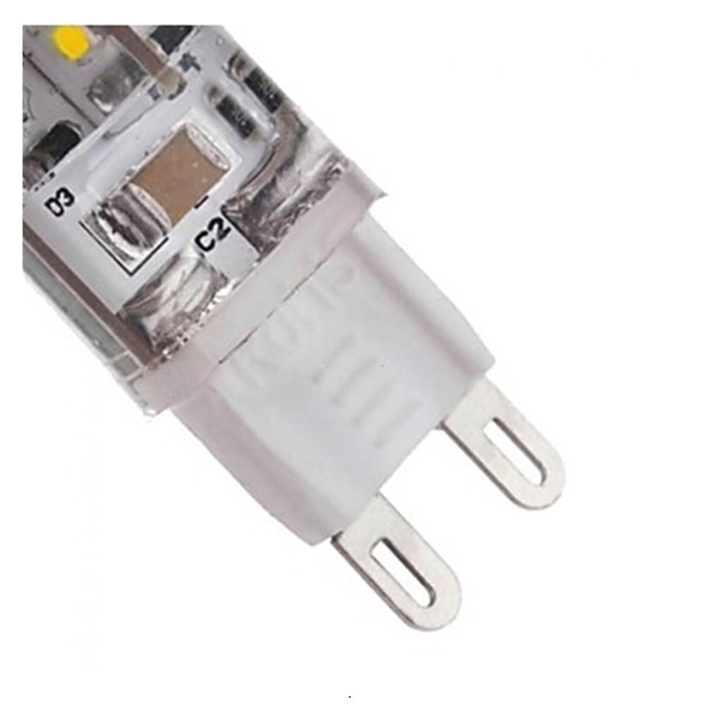 1fortunate Confezione da 30 Lampadine LED Decorative a Mais AC220 G9 3W SMD2835 150LM Lampade Soptlight Fai da Te Bianco Freddo/Caldo(Warm White)