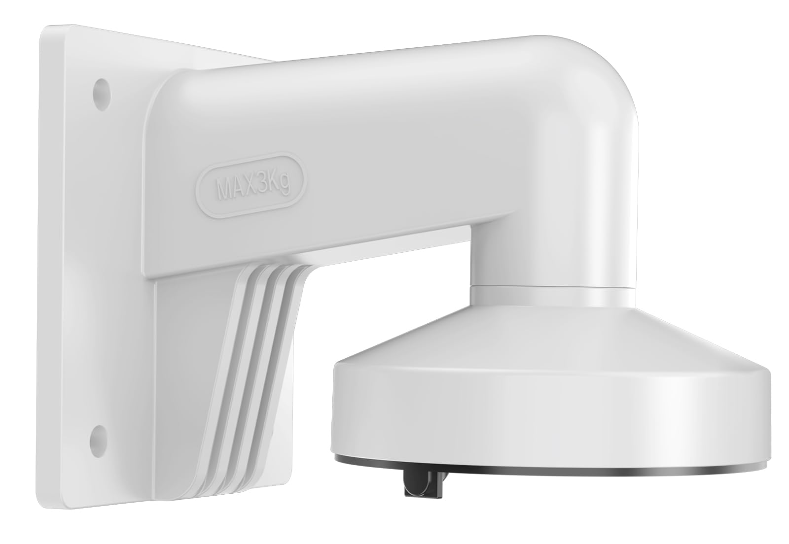 PANOOBCCTV Security Camera Mount Bracket, Indoor Outdoor L-Type Wall Mount Bracket for PoE Security IP Camera Mounting, 54 Dome Cameras