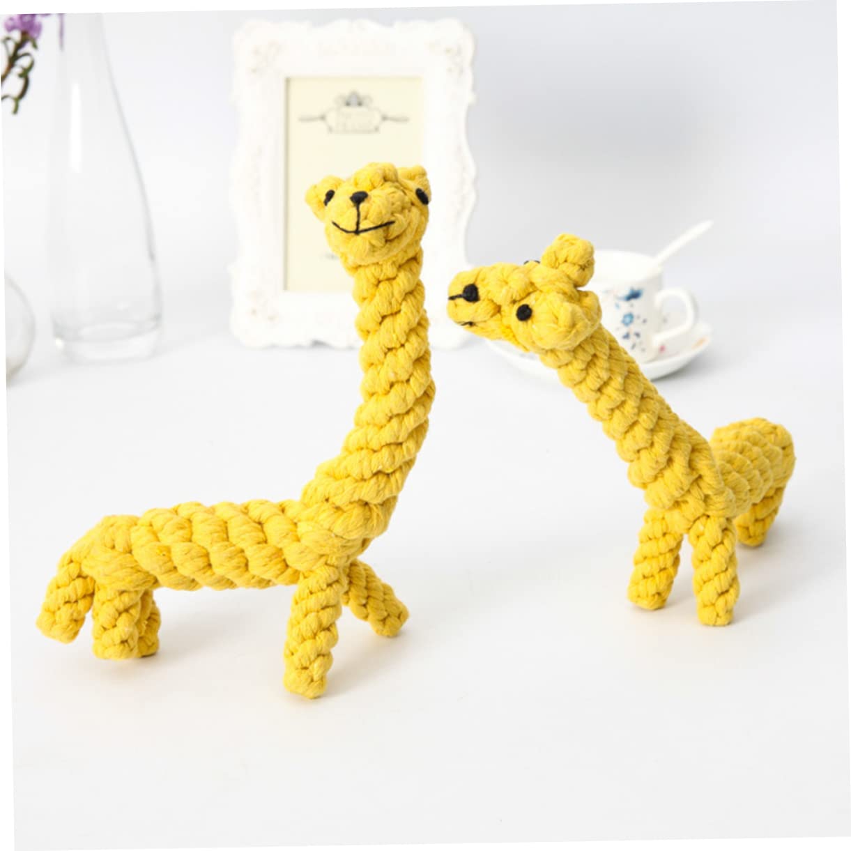 Parliky Dog Toys Cotton Rope Pet Toys Large Breed Molar Tooth Cleaning Dog Rope