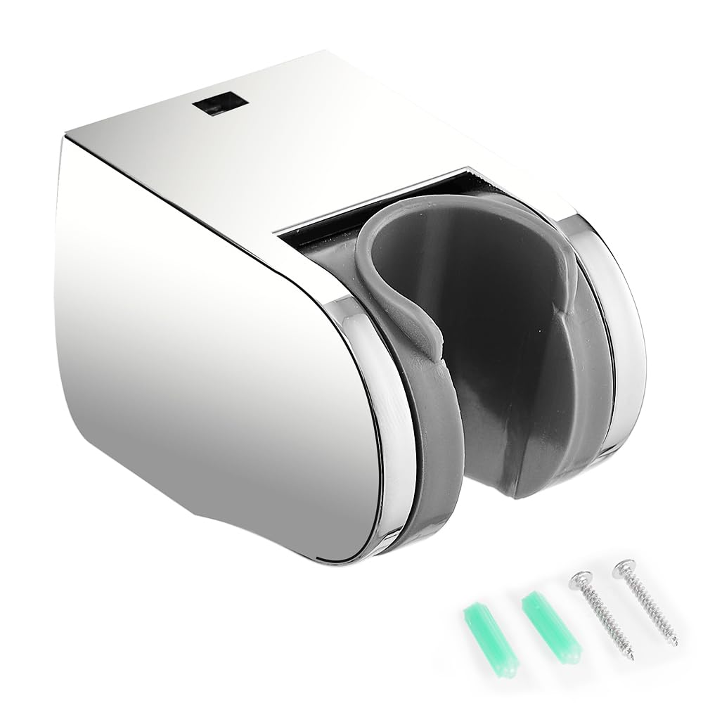 Haiba Wall Mount Shower Bracket for Handheld Shower Head, Meet Any Space Bathroom, Chrome Plated