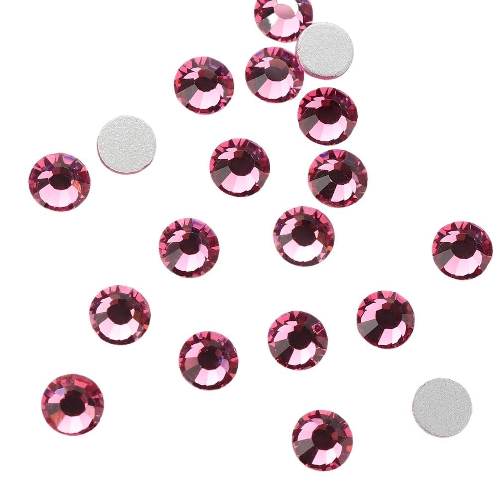 Strass Hotfix Fissaggio Cristalli Cristales Flatback Back Non Hotfix Strass for Borse Indumento Fai Da Te Nail Art(125 Rose,5mm SS20 1440pcs)