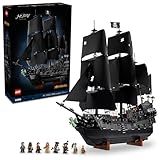 LEGO Icons Captain Jack Sparrowβs Pirate Ship Building Set for Adults, Ages 18+ - Room Decor for Office, Bedroom or Shelf - Collectible Black Pearl Ship for Pirates of The Caribbean Fans - 10365