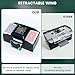 HomeBeyond Automatic Card Shuffler, One-Press AUTO & Sensing Mode, Electric Shuffling Machine for 1-2 Decks, Low Noise, Portable Shuffler for Poker, UNO, Blackjack, Skip-Bo, Phase 10