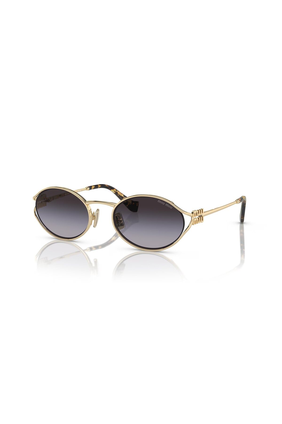 Miu Miu SMU 52YS Light Gold Grey Shaded 54 21 125 women Sunglasses