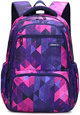 MITOWERMI Kids Backpack for Boys Girls Nylon Elementary School Bags Durable Children Bookbags Casual Travel Back Pack