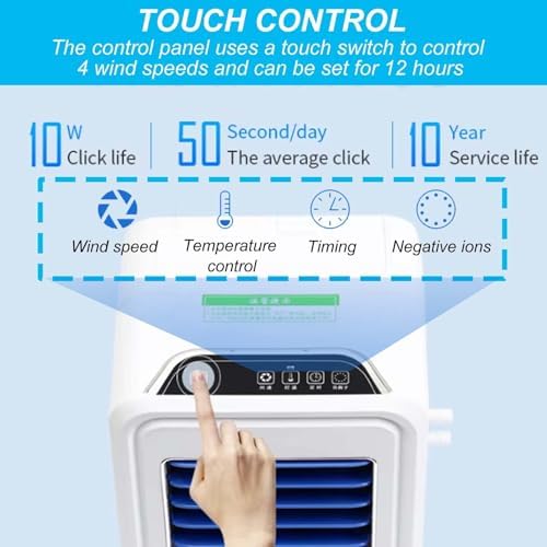 Electric Cooling Mattress Pad - Adjustable 4 Speeds, Temperature Control, Timer & Water Return Device - Ideal for Hot Sleepers - Single Size Bed Comfort