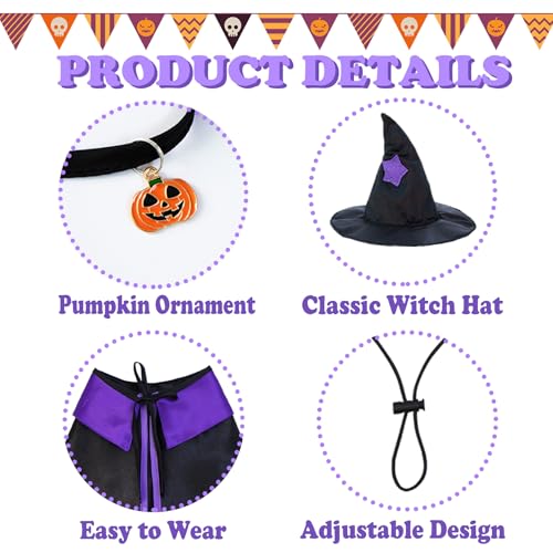Disfraz de Bruja para Perro Grande X-Large Halloween miniatura 4