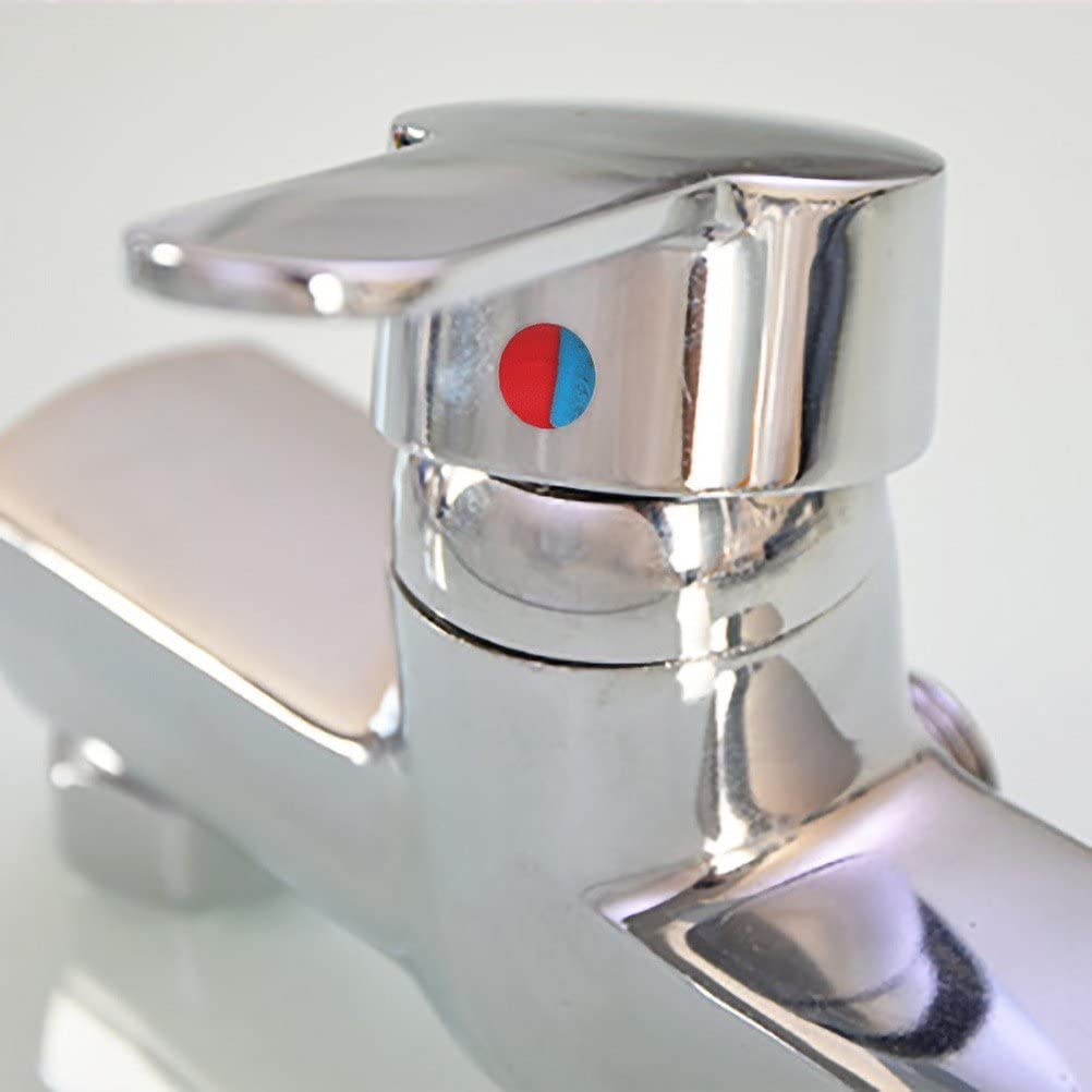 Indicatore a Freddo Caldo per Rubinetti 10pcs Universali Segnali Caldi E Pulsanti per I Lavandini del Bagno Cucina Rubinetti