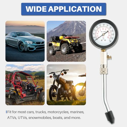 image for DASBET 8PCS Petrol Engine Cylinder Compression Tester Kit | Compressio