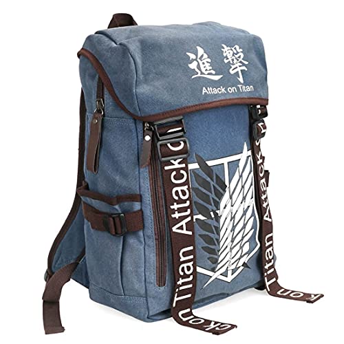 CoolChange Sac à dos avec écusson du Bataillon d'Exploration pour fans de L'Attaque des Titans |...